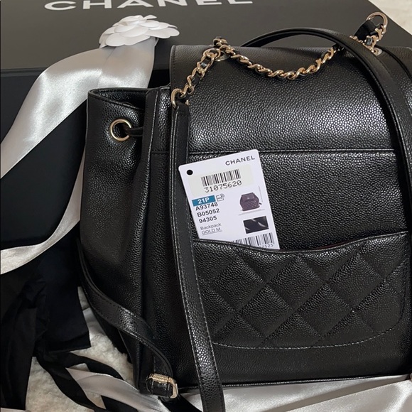 Chanel Business Affinity Backpack New GHW - Picture 4 of 7
